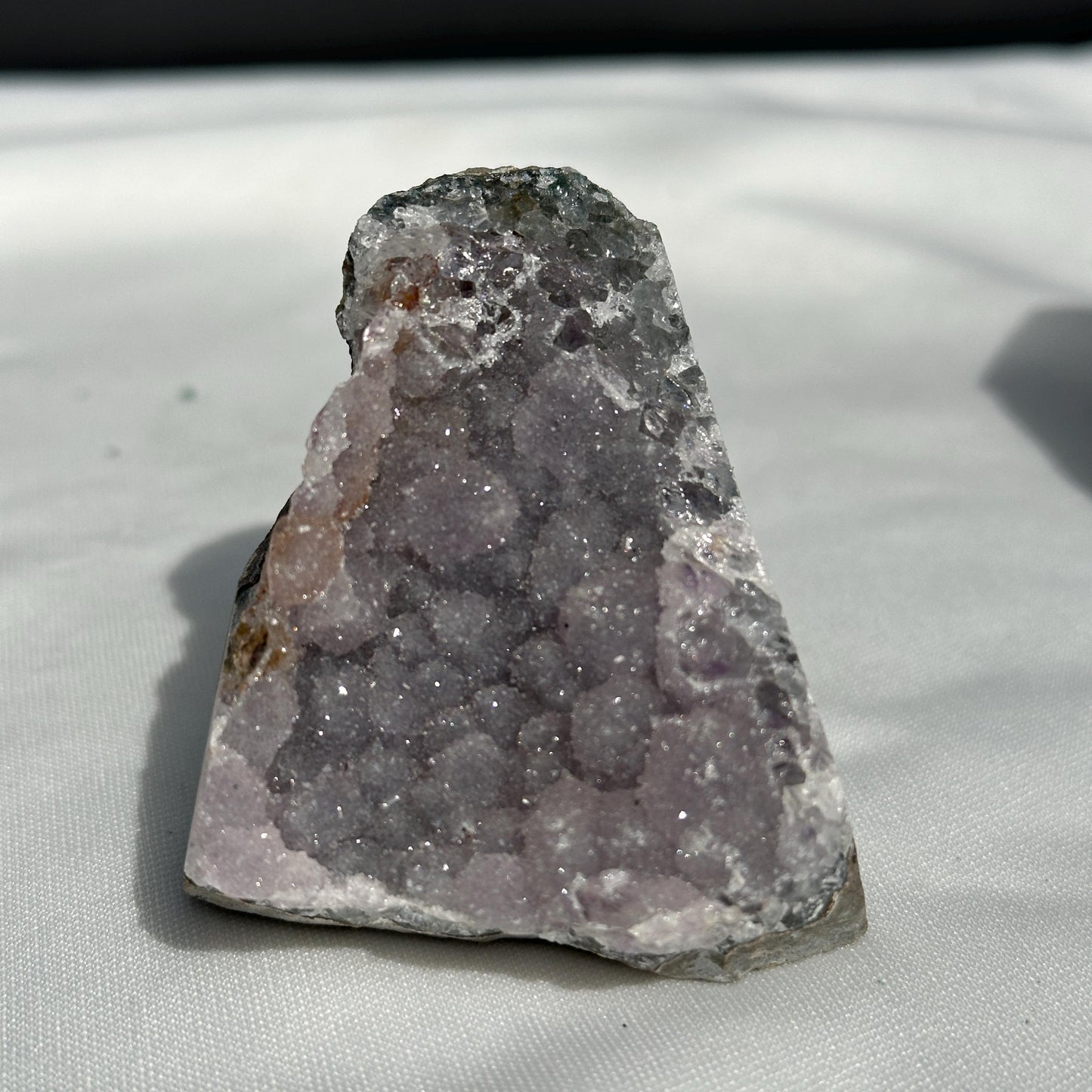Colorful Sugar Amethyst Geode, Multi-Color Druzy Crystal Cluster, Polished Uruguayan Mineral Specimen, Pick Your Exact Rainbow Quartz