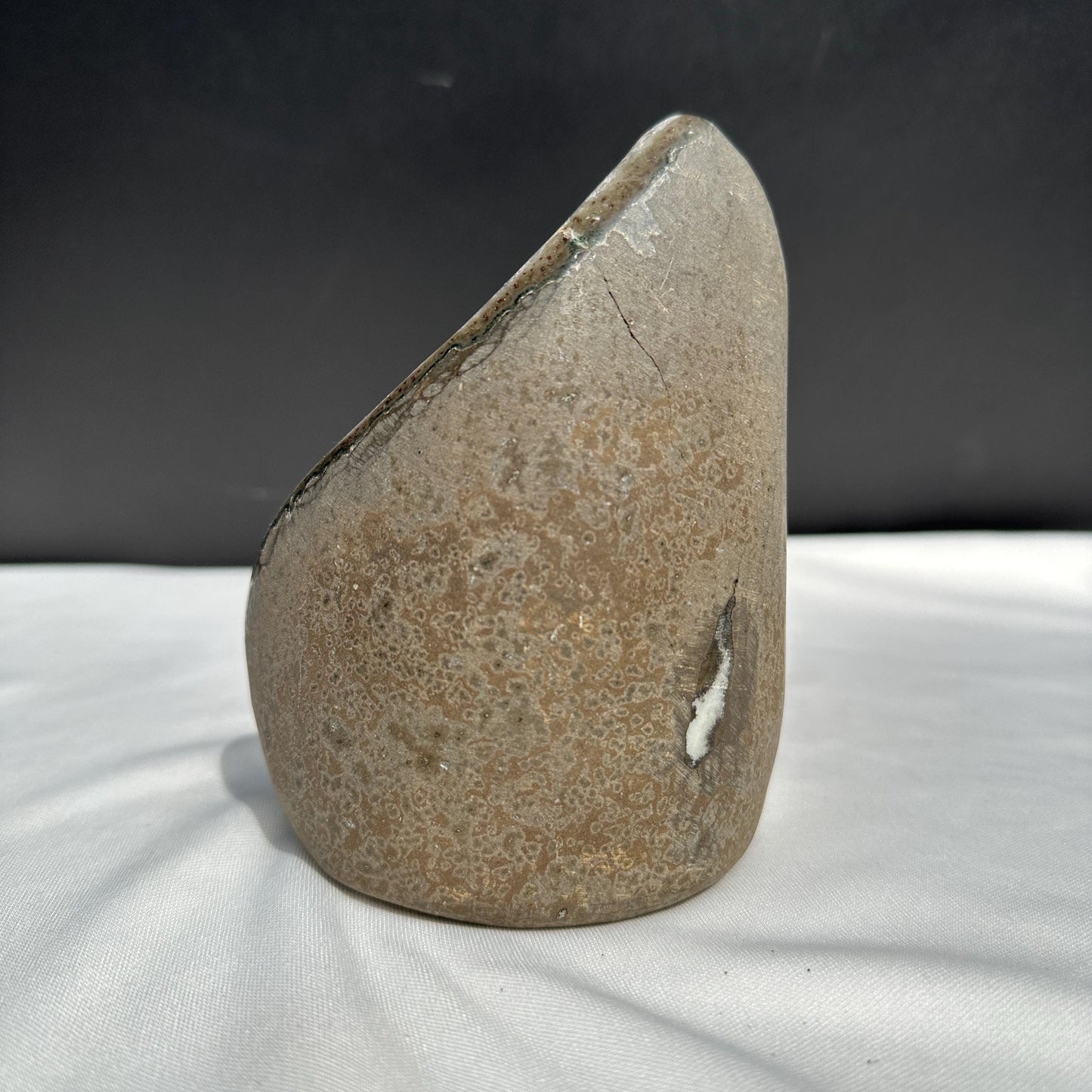 White Sugar Amethyst Geode Cave, Rare Botryoidal Druzy Crystal Specimen, Polished Uruguayan Mineral Decor Exact 2.54lb