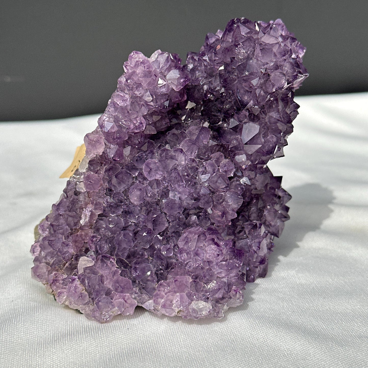 Unique Cactus Shape Amethyst Cluster, Raw Brazilian Purple Quartz Geode, Cut Mineral Specimen, Standing Crystal Decor Exact 1.9oz
