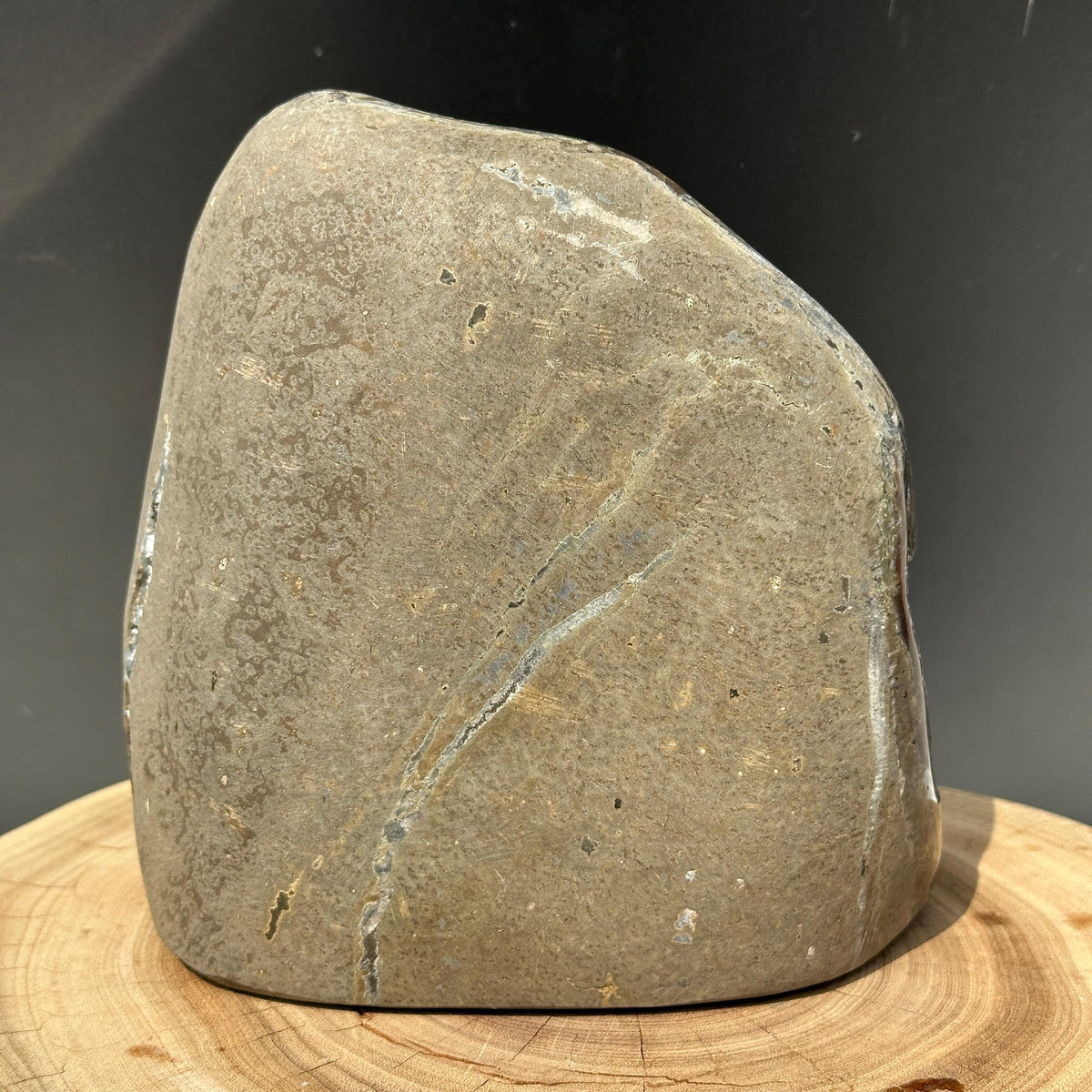 Dark Green Amethyst Geode Cave, Rare Uruguayan Botryoidal Sugar Druzy, Polished Heavy Crystal Specimen Exact 5.84lb - view 6