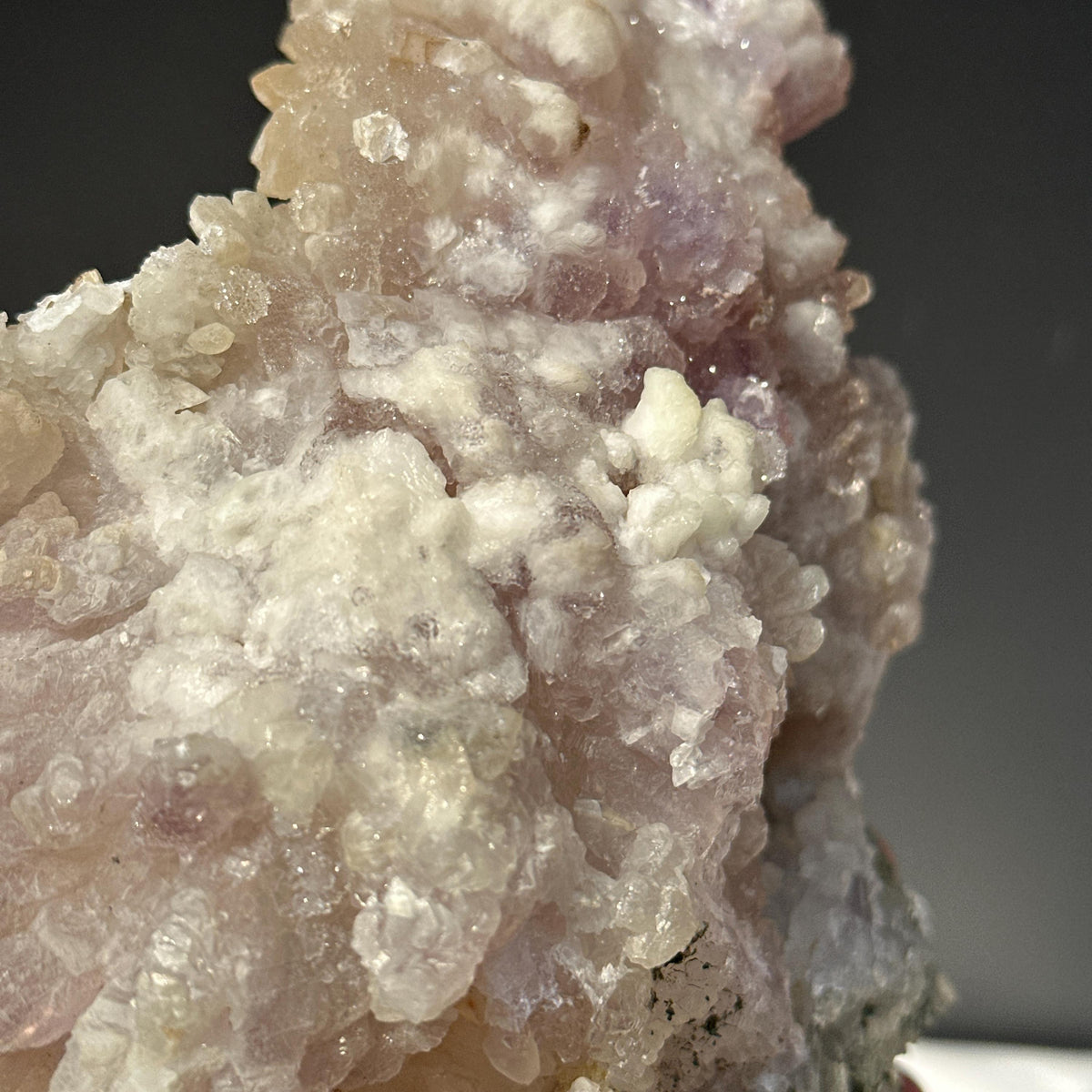 Rare Phantom Quartz Sugar Druzy Nest, Polished Brazilian Botryoidal Crystal Bowl, Raw Mineral Specimen Exact 2.2lb - view 8
