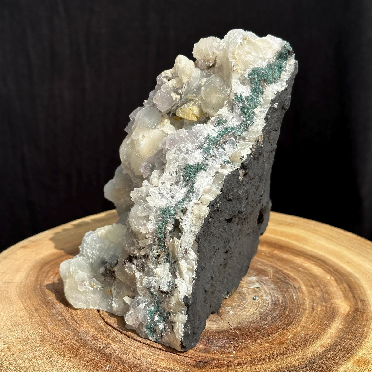 Massive 3.97lb Brazilian Sugar Phantom Quartz Cluster, Skeletal Elestial Smoky Amethyst Specimen, Exact Freestanding Altar Decor 1.8kg - view 6