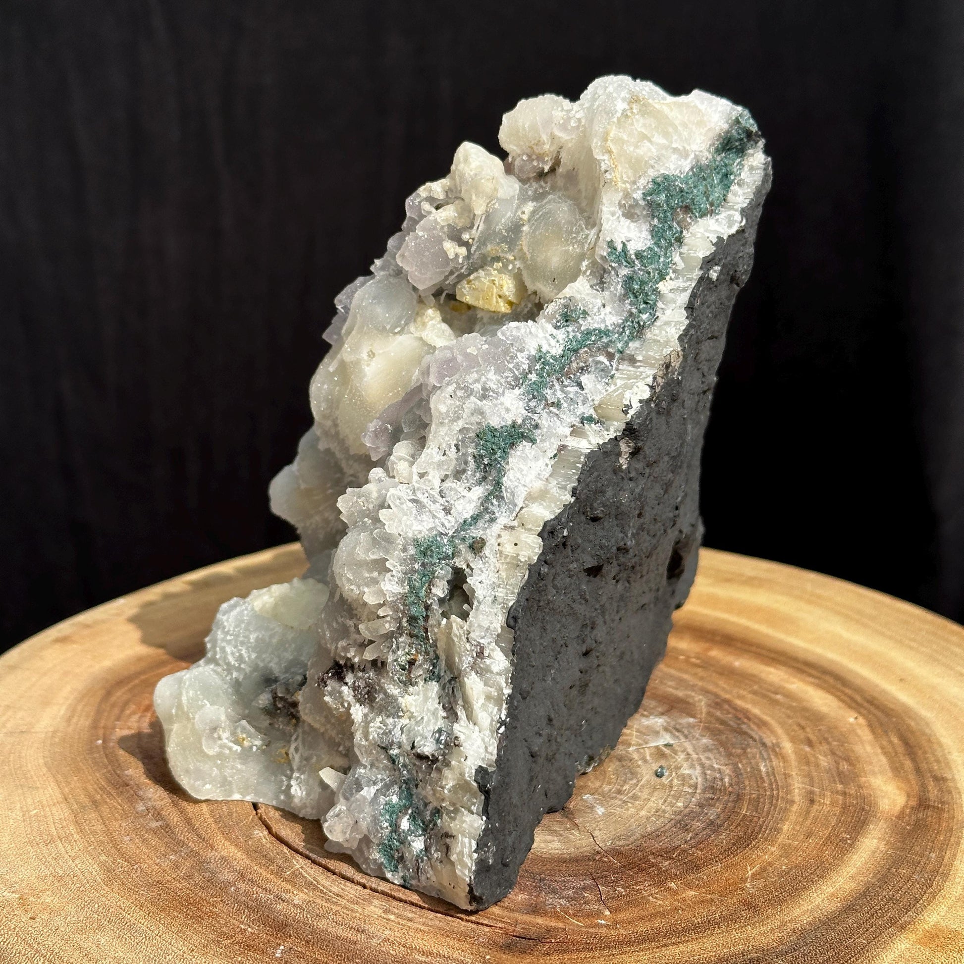 Massive 3.97lb Brazilian Sugar Phantom Quartz Cluster, Skeletal Elestial Smoky Amethyst Specimen, Exact Freestanding Altar Decor 1.8kg - view 6