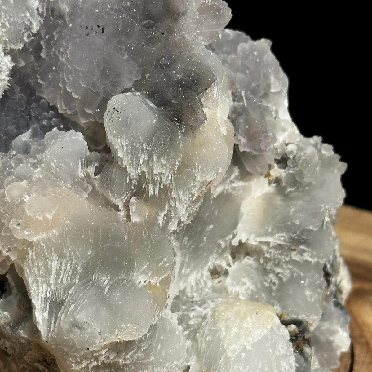 Massive 3.97lb Brazilian Sugar Phantom Quartz Cluster, Skeletal Elestial Smoky Amethyst Specimen, Exact Freestanding Altar Decor 1.8kg - view 10