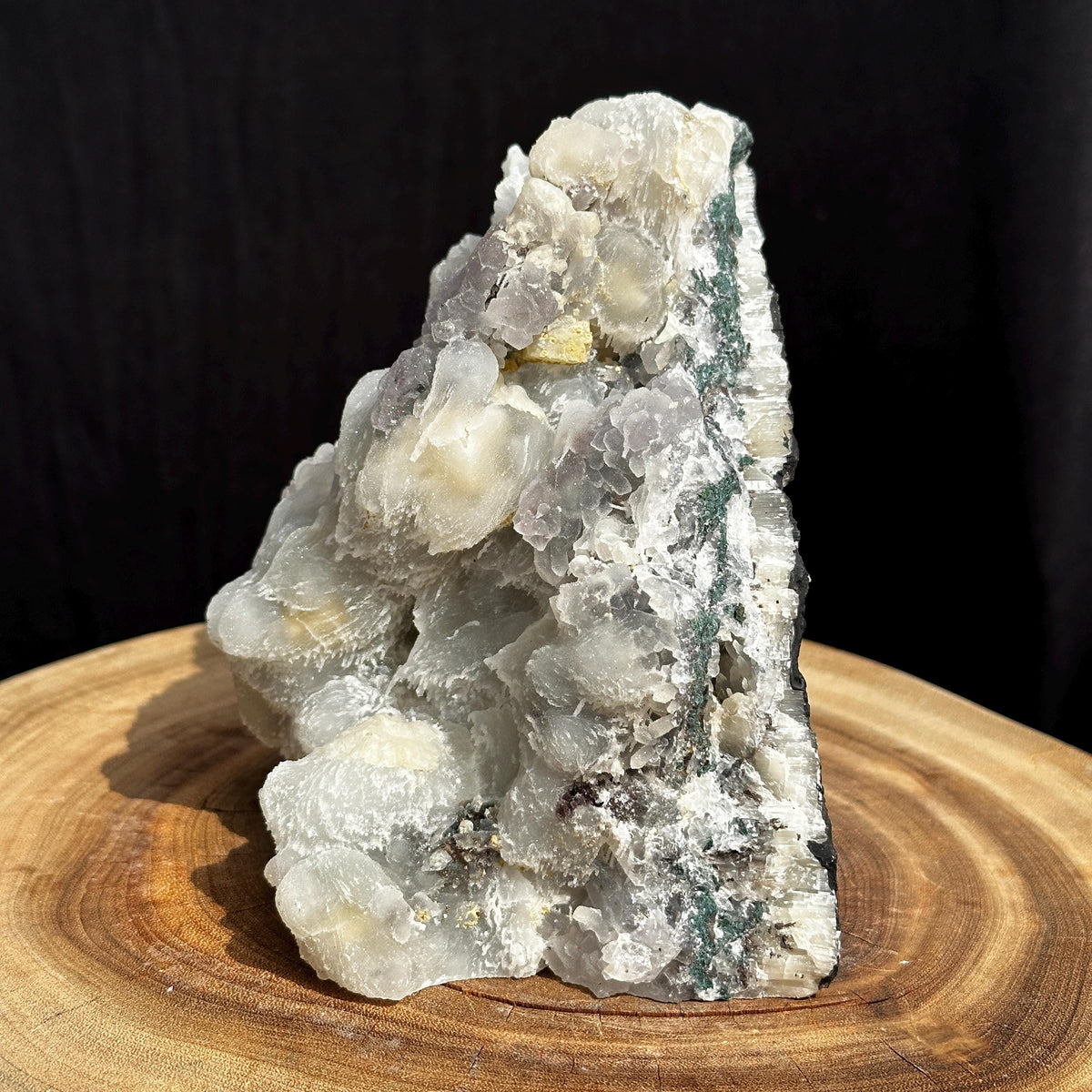 Massive 3.97lb Brazilian Sugar Phantom Quartz Cluster, Skeletal Elestial Smoky Amethyst Specimen, Exact Freestanding Altar Decor 1.8kg - view 7