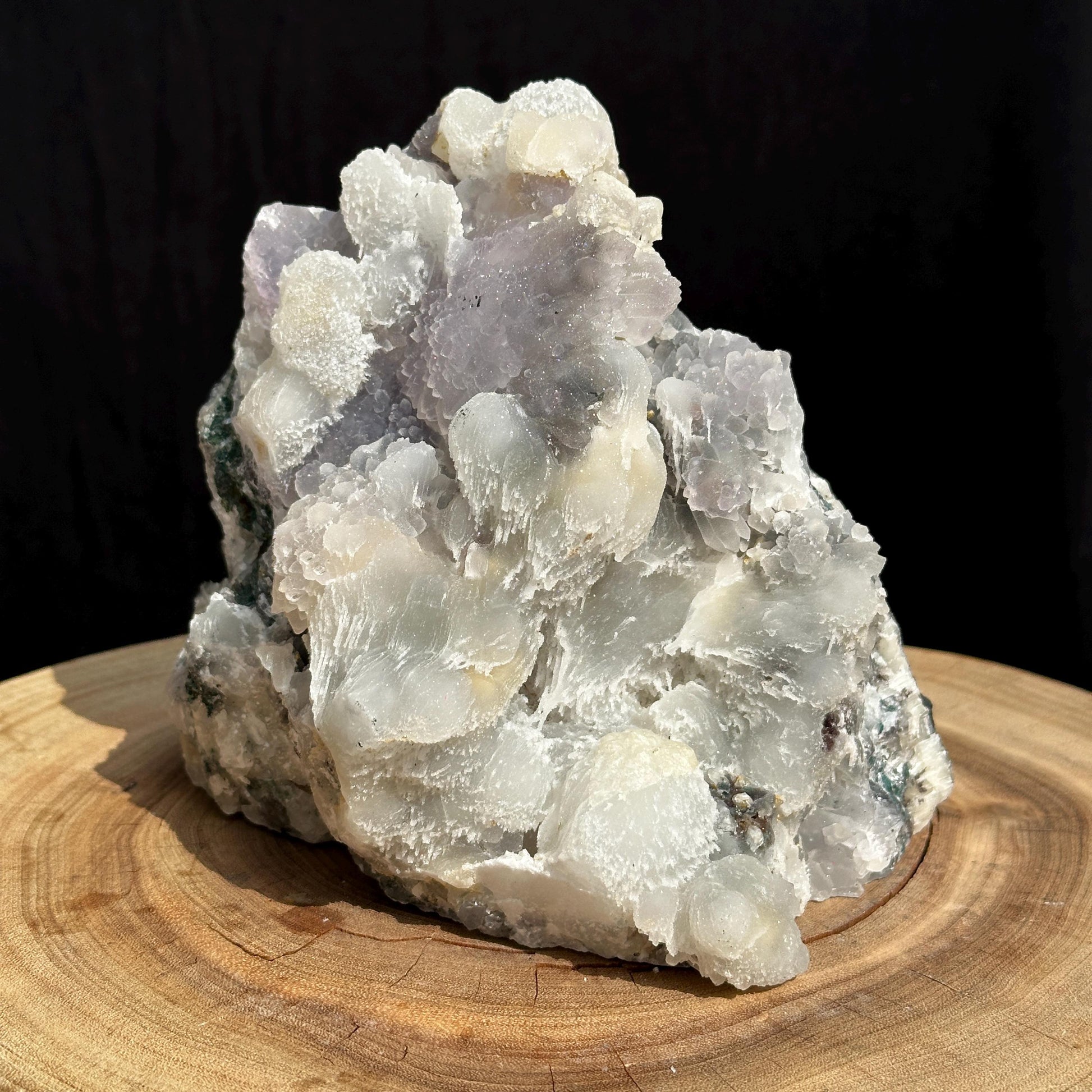 Massive 3.97lb Brazilian Sugar Phantom Quartz Cluster, Skeletal Elestial Smoky Amethyst Specimen, Exact Freestanding Altar Decor 1.8kg - view 8
