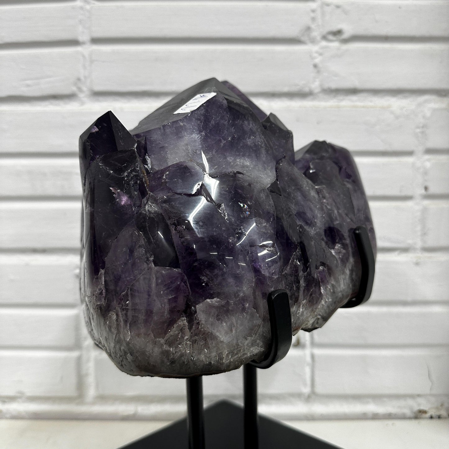 Extra Large Brazilian Amethyst Display Specimen, Natural Purple Crystal Cluster Decor, One of a Kind Statement Piece