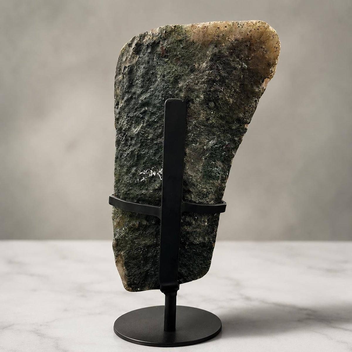 Premium Uruguayan Amethyst Geode Display with Stand, Deep Purple Crystal Cave, Large One of a Kind Mineral Specimen - view 4