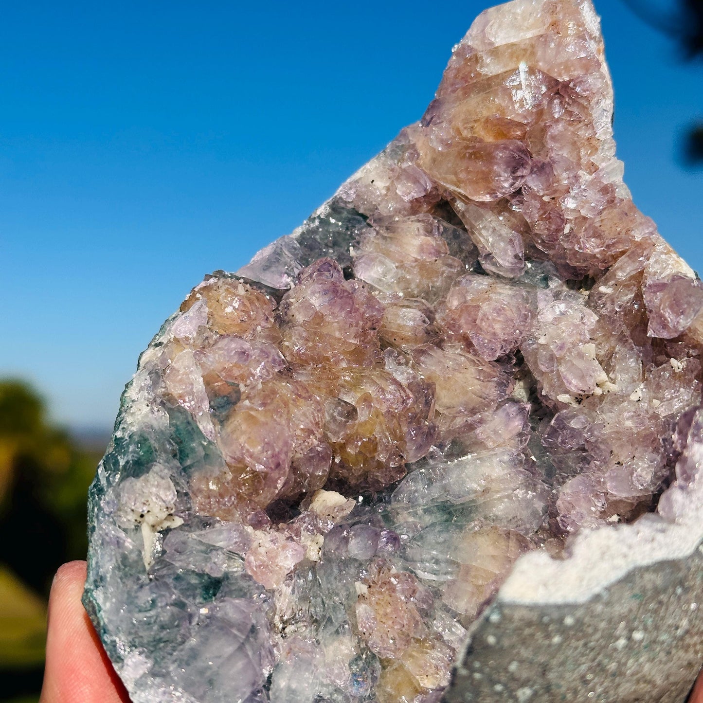 razilian Lodolite Quartz Raw Specimen, Scenic Garden Quartz Crystal, Natural Collector Stone Pick Exact A-B