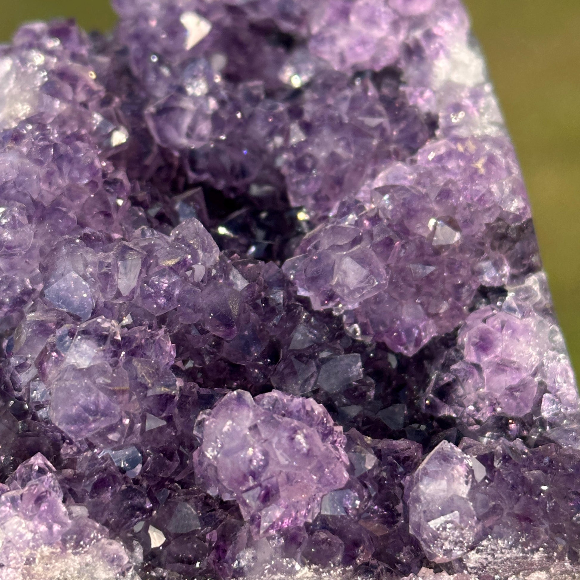 Brazilian Amethyst Freeform, Lavender Purple Amethyst Cluster, Flower-Like Crystal Formation, One of a Kind Specimen - view 8