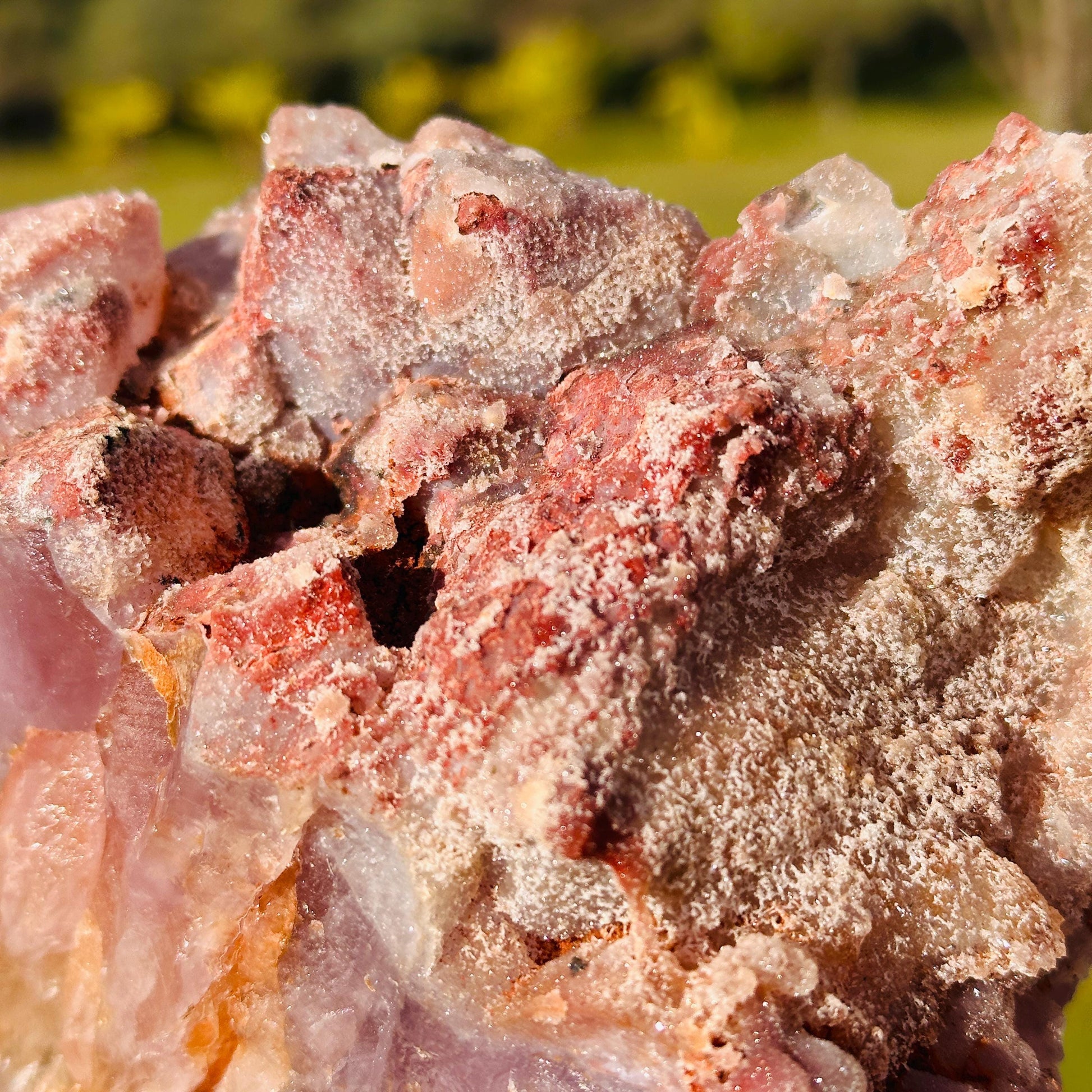 Brazilian Sugar Pink Amethyst and Amethyst Cluster, Natural Raw Crystal, Choose Exact Specimen A or B - view 7