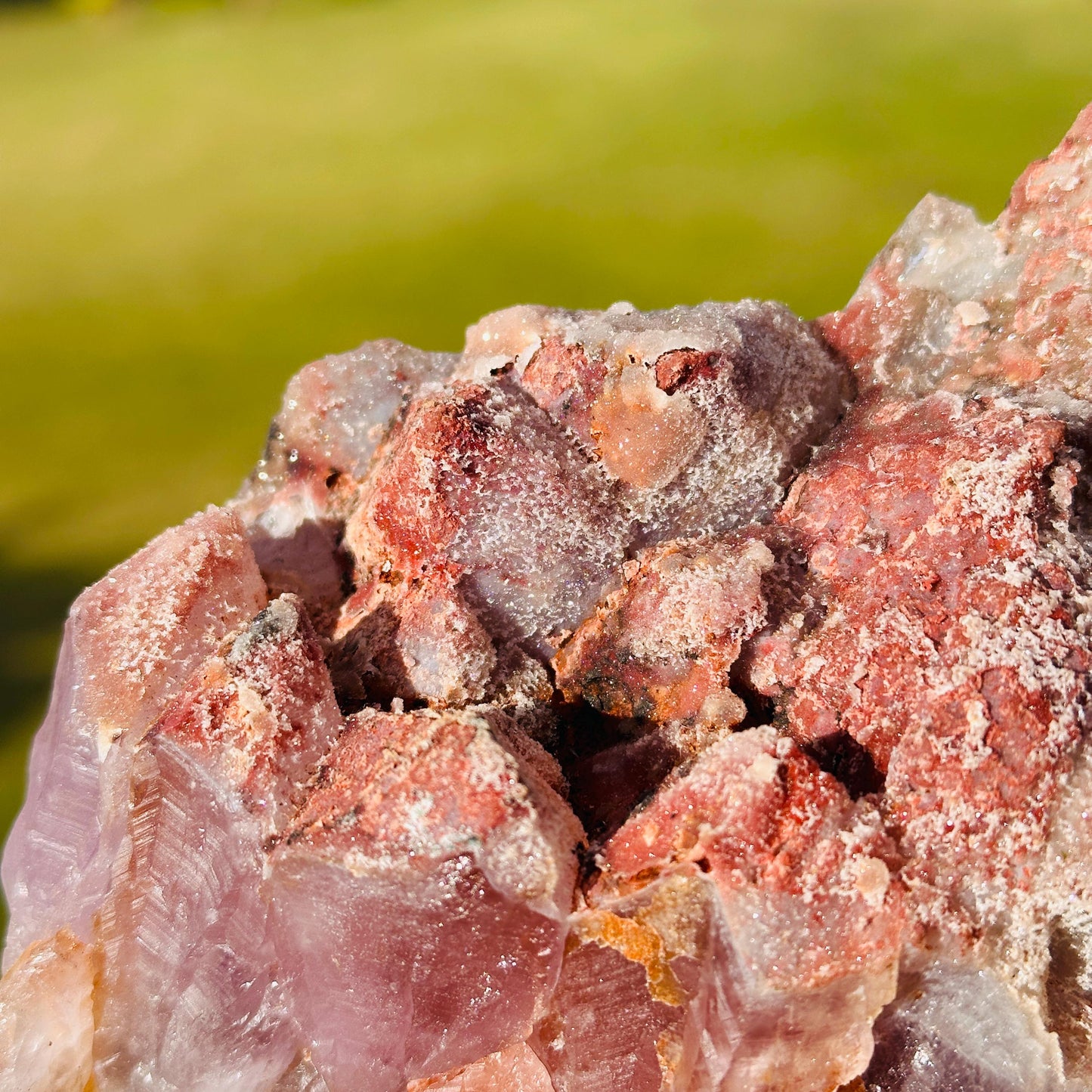 Brazilian Sugar Pink Amethyst and Amethyst Cluster, Natural Raw Crystal, Choose Exact Specimen A or B - view 9