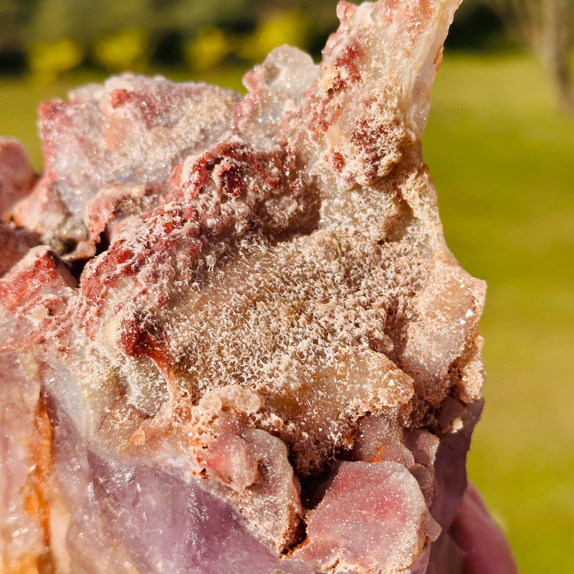 Brazilian Sugar Pink Amethyst and Amethyst Cluster, Natural Raw Crystal, Choose Exact Specimen A or B - view 8