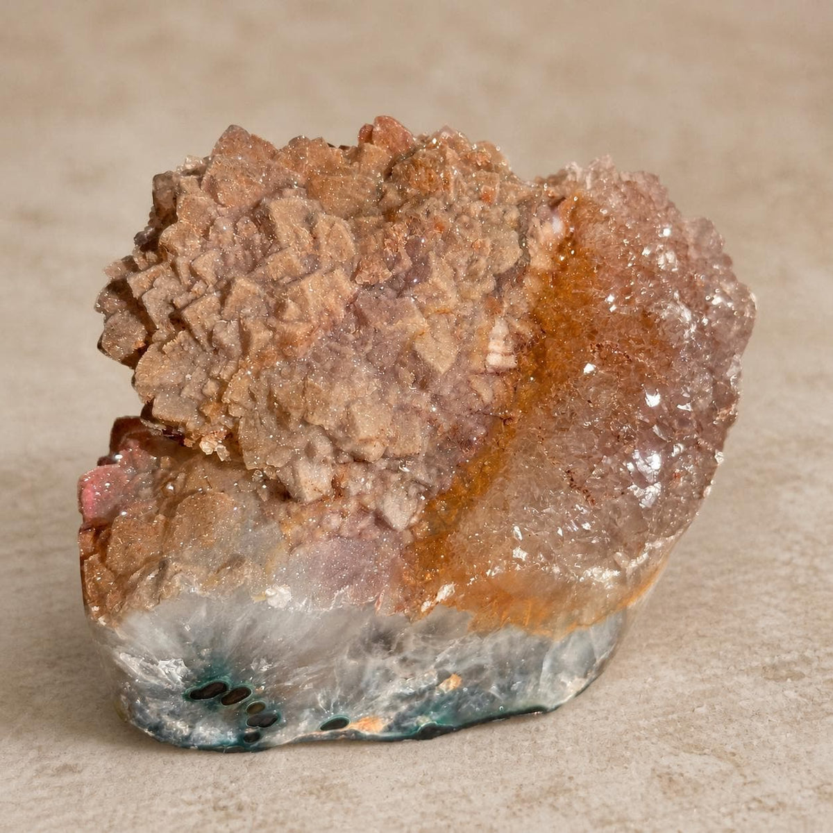 Uruguayan Sugar Amethyst Cluster, Natural Druzy Mineral Specimen, Exact Piece - view 1