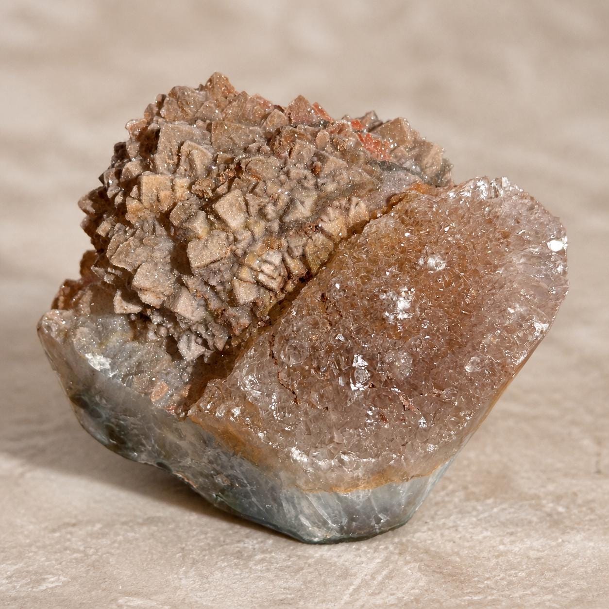 Uruguayan Sugar Amethyst Cluster, Natural Druzy Mineral Specimen, Exact Piece - view 2