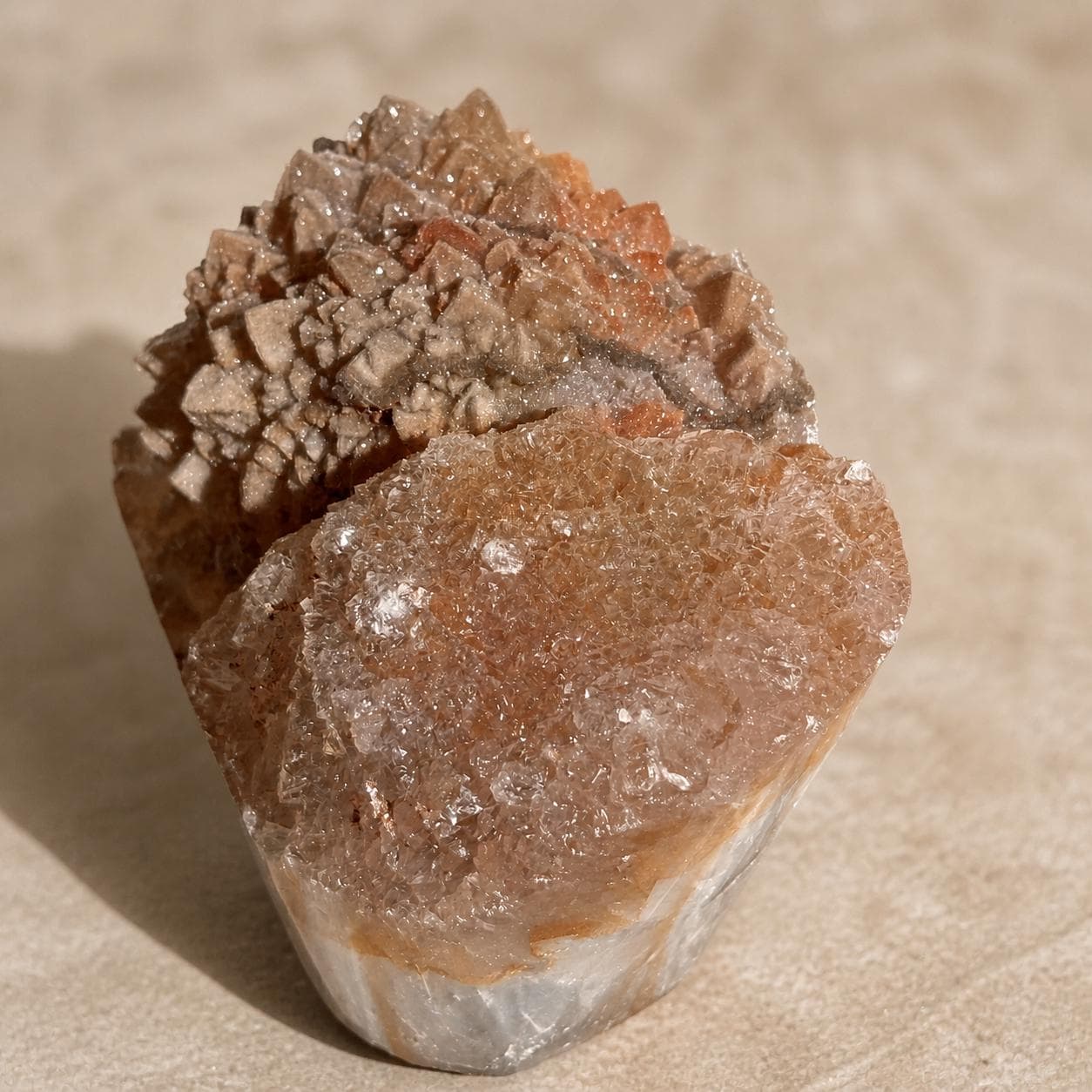 Uruguayan Sugar Amethyst Cluster, Natural Druzy Mineral Specimen, Exact Piece - view 3