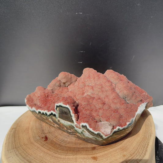 Rare Uruguayan Red Amethyst Sugar Druzy Cluster, Fine Grain Botryoidal Crystal Specimen, Artisan Polished Red Quartz Exact 6.72lb