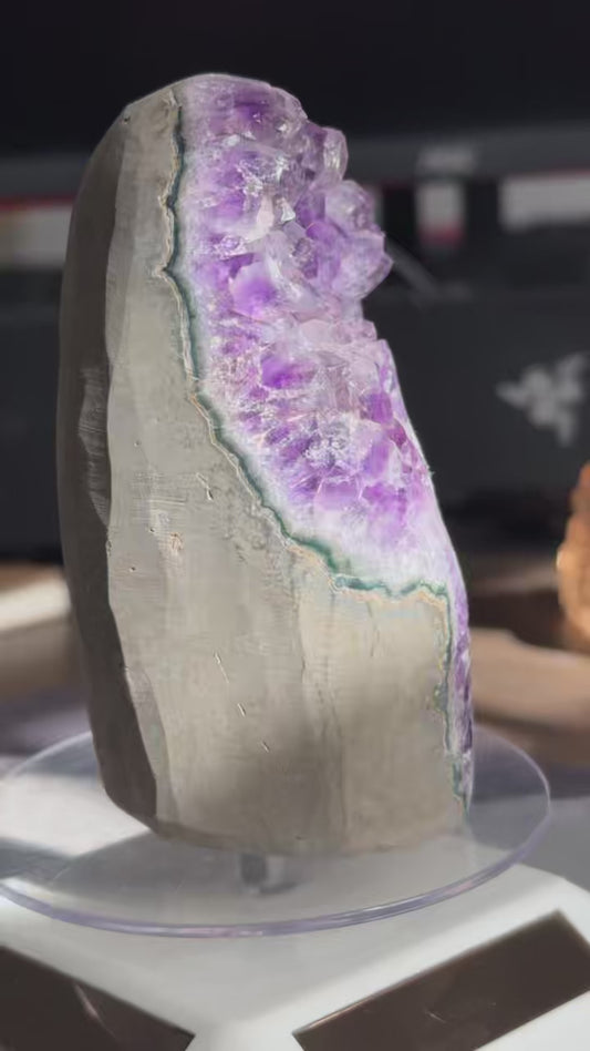 Collector Grade Uruguayan Amethyst Crystal Town – Rare Amethyst Flower Formation